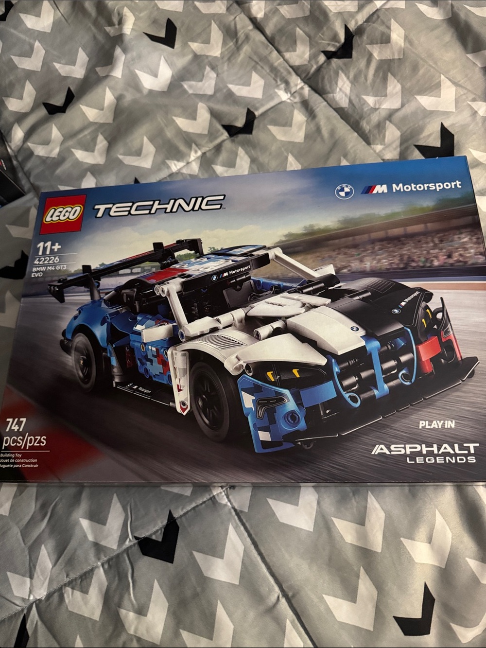 Lego Technic BMW M4 GT3 Racing Model - Blue, White & Black
